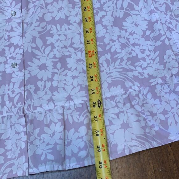 VINTAGE style floral print lilac Mumu - Picture 10 of 11
